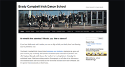Desktop Screenshot of bradycampbellirishdanceschool.com